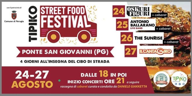 A Ponte San Giovanni arriva “Tipico Street Food Festival”